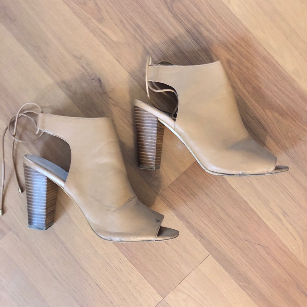 Aldo Tan Leather Booties